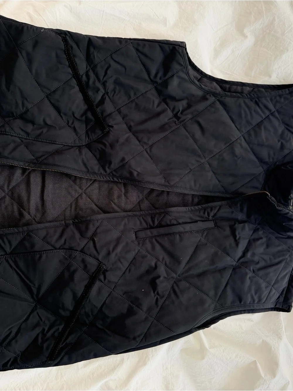 J. Crew Sussex Quilted Vest, Navy -M